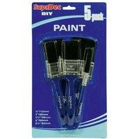 SupaDec Paint Brush Set (5 Pack) in Blue