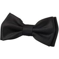 Paul Andrew Bow Tie Pocket Square Cuff Links Gift Set in Black