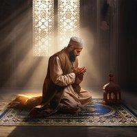 Nicoman Velvet Prayer Mat 120cm x 70cm in Blue | Size: 70 cm x 120 cm