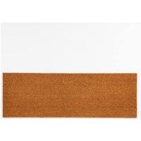 Esselle Astley Plain Coir Mat in Natural | Size: 40 cm x 120 cm