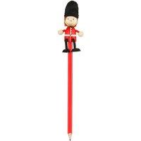 Fiesta Crafts Royal Guard Pencil 2 Pack - Hand Painted with Removable Puppet in Red