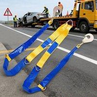 Ventryn Vehicle Recovery Tool Winching Assistance Webbing Straps in Blue
