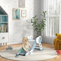AIYAPLAY Foldable Kids Slide, Baby Slide for 1.5-3 Years in Grey
