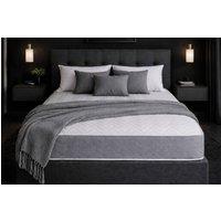 Nexus Mattresses Ltd Supportive Memory Foam Open Coil Sprung Mattress - 10 INCH in White | Size: Double
