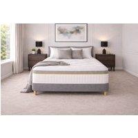 Nexus Mattresses Ltd Hybrid Reflex Support Pocket Spring Mattress - 25cm in White | Size: King