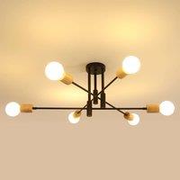 Pheashine Natural Aesthetic Radial Lamp With E27 Holder in Black