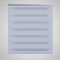 Berkfield Home Zebra Blind 120 x 230 cm White