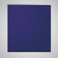 Berkfield Home Roller Blind Blackout 100 x 175 cm Marine in Blue