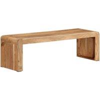 Berkfield Home TV Stand 110x33x33 cm Solid Wood Acacia in Brown | Size: 110 x 33 x 33 cm