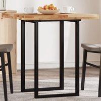 Berkfield Home Table Top Square 70x70x4 cm Solid Wood Acacia in Brown | Size: 70 x 70 x 4 cm