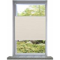 Berkfield Home Plisse Blind 110x125cm Creme in Cream | Size: 110x125 cm