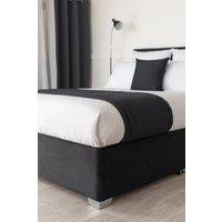Belledorm Faux Suede Deep Base Wrap in Black | Size: Super King