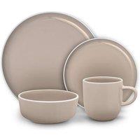 Barbary & Oak Nattura 16 Piece Dinner Set Cashmere in Beige