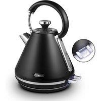 Tower Mirage 1.7L Variable kettle in Black | Size: A