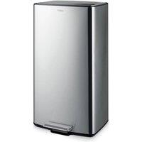 Tower Rectangular Pedal Bin in Silver