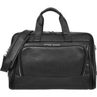 House of Leather Leather Holdall Weekend Travel Bag HL8001LX in Black
