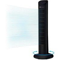 PureMate 31 Oscillating Tower Fan with Aroma Function in Black