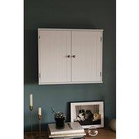 HD Designs Priano 2 Door Wall Cabinet With Shelves Bathroom Storage in White