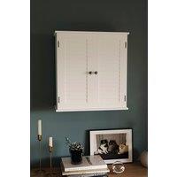 HD Designs Liano 2 Door Wall Cabinet with Shelves Bathroom Storage in White