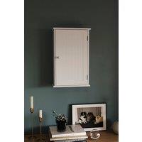 HD Designs Priano 1 Door Wall Cabinet With Shelves Bathroom Storage 50x30x14cm in White | Size: 50 x 30 x 14 cm