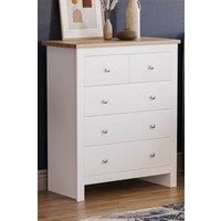 HD Designs Arlington 3+2 Drawer Chest Of Drawers Storage Bedroom Furniture in White