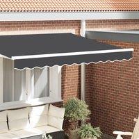 Berkfield Home Awning Valance for 2.5 m Frame Anthracite 2.3x0.2 m