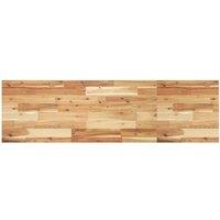 Berkfield Home Floating Shelf 140x40x2 cm Oil Finished Solid Wood Acacia in Brown | Size: 140 x 40 x 2 cm