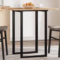 Berkfield Home Table Top Square 70x70x2 cm Solid Wood Acacia in Brown | Size: 70 x 70 x 2 cm