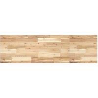 Berkfield Home Table Top 160x40x2 cm Rectangular Solid Wood Acacia in Brown | Size: 160 x 40 x 2 cm