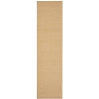 Berkfield Home Rug Natural Sisal 66x250 cm in Light Tan | Size: 100 cm diameter