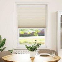 Berkfield Home Plisse Blind 90x100cm Creme in Cream | Size: 90x100 cm