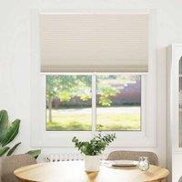 Berkfield Home Plisse Blind 110x125cm Creme in Cream | Size: 110x125 cm