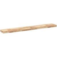 Berkfield Home Compact Floating Shelves 3 pcs 160x20x4 cm Untreated Solid Wood Acacia in Brown | Size: 160 x 20 x 4 cm