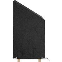 Berkfield Home Durable Garden Chair Covers 2 pcs 8 Eyelets 65x65x80/120 cm Polye in Black