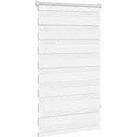 Berkfield Home Elegant Zebra Blind 70 x 120 cm White