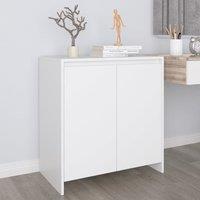 Berkfield Home Sideboard White 70x41x75 cm Engineered Wood | Size: 70 x 41 x 75 cm
