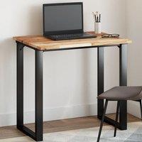 Berkfield Home Table Top Rectangular 80x60x2 cm Solid Wood Acacia in Brown | Size: 80 x 60 x 2 cm