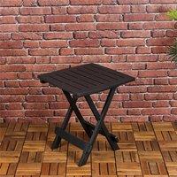 Nordara Black Portable Foldable Camping Picnic Table Indoor Outdoor