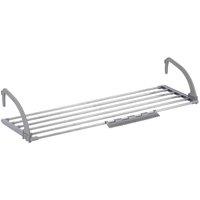 Havendro 6m Extendable Radiator Airer Towel Clothes Drying Rack in Grey