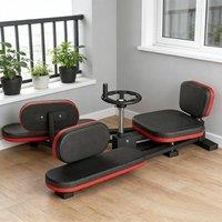 Ventryn Heavy Duty Leg Stretcher Split Training Machine Home Gym UK in Black