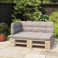 Berkfield Home Backrest for Pallet Sofa Black 110 cm Iron