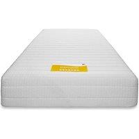 Rest Relax Superior Memory Foam Rolled Mattress in White | Size: EU Single