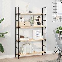 Berkfield Home Floating Shelves 2 pcs 100x20x2 cm Untreated Solid Wood Acacia in Brown | Size: 100 x 20 x 2 cm