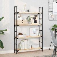 Berkfield Home Floating Shelf 100x20x2 cm Untreated Solid Wood Acacia in Brown | Size: 100 x 20 x 2 cm