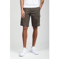 Tokyo Laundry Men's Cotton Cargo Shorts in Khaki | Size: 2XL
