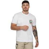Enzo Men's Casa Graphic Print T-Shirt in White | Size: Medium
