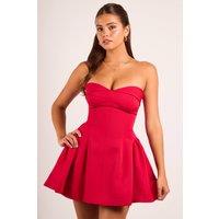 Jaded Rose Women's Mari Lou Red Strapless A Line Mini Dress | Size: 12