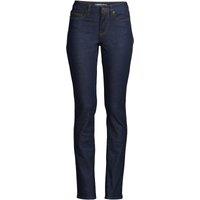 Lands' End Women's Plus Recover Straight Leg Jeans, Mid Rise in Dark Indigo | Size: 26L