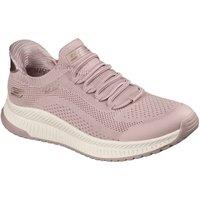 Skechers Women's BOBS Sport Squad 4 Dire Step Trainer in Pink | Size: 7