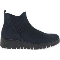 Gabor Women's 'Dublin' Chelsea Boots in Dark Blue | Size: 6.5